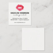 Carte De Visite Carré Le baiser (Devant / Derrière)