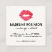 Carte De Visite Carré Le baiser (Devant)