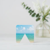 Carte De Visite Carré Le business du repos (Debout devant)