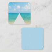 Carte De Visite Carré Le business du repos (Devant / Derrière)