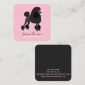 Carte De Visite Carré Le Petit Peuple Noir (Devant / Derrière)