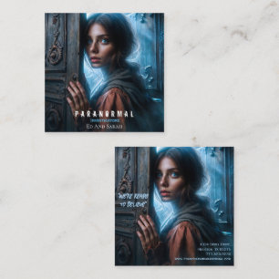 Carte De Visite Carré L'Enquêteur Paranormal L'Hantage
