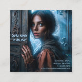 Carte De Visite Carré L'Enquêteur Paranormal L'Hantage (Dos)