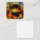 Carte De Visite Carré Les anges viendront (Devant / Derrière)