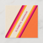 Carte De Visite Carré Les années 70, 80s (Devant)