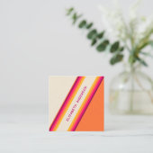 Carte De Visite Carré Les années 70, 80s (Debout devant)