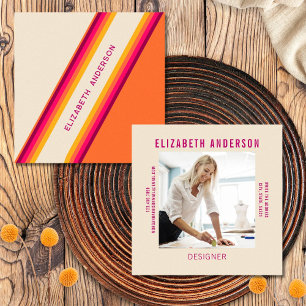 Carte De Visite Carré Les années 70, 80s