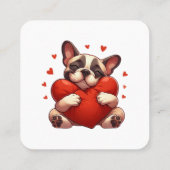 Carte De Visite Carré Les cadeaux de la Saint-Valentin (Dos)