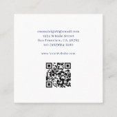 Carte De Visite Carré Les délices des bijoux de fée céleste (Dos)