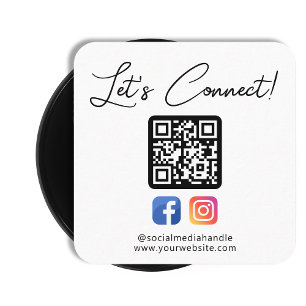 Carte De Visite Carré Les Médias Sociaux Connectez-Vous Avec Nous Person