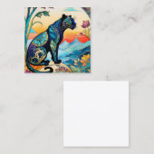 Carte De Visite Carré Les motifs Zentangle sont une belle façon d'ajoute (Devant / Derrière)