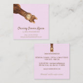 Carte De Visite Carré lilac Alpaca (Devant / Derrière)