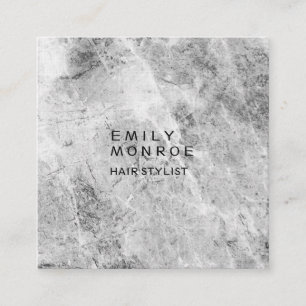 Carte De Visite Carré Linge de maison de luxe Mur gris clair minimaliste