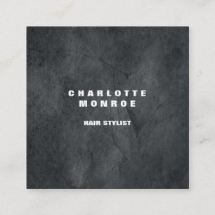 Carte De Visite Carré Linge Moderne Minimaliste Professionnel Mur Gris