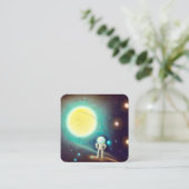 Carte De Visite Carré Little Astronaut (Debout devant)
