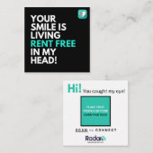 CARTE DE VISITE CARRÉ LOCATION DE VIE GRATUITE (Devant / Derrière)