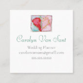 Carte De Visite Carré Lovely Heart (Dos)