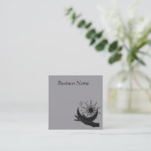 Carte De Visite Carré Lune et soleil (Debout devant)