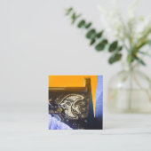 Carte De Visite Carré lunettes de soleil la nuit (Debout devant)