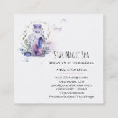 Carte De Visite Carré L'univers de cosmos de ciel de *~* tient le (Dos)