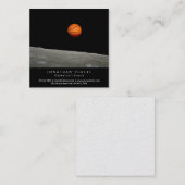 Carte De Visite Carré Luxe élégant d'instructeur d'entraîneur de (Devant / Derrière)