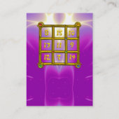 Carte De Visite CARRÉ MAGIC 33, Rose, Violet Violet (Dos)