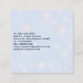 Carte De Visite Carré Magical Metallic Christmas Balls (Dos)