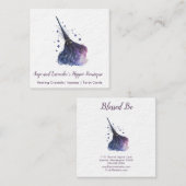 Carte de visite Carré Magick Witch (Devant / Derrière)