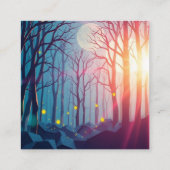 Carte De Visite Carré magie lunaire (Dos)