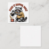 Carte De Visite Carré Make It Happen, Daily (Devant / Derrière)