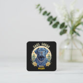 Carte De Visite Carré Maman Cane Corso (Debout devant)