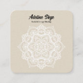 Carte De Visite Carré Mandala (Devant)