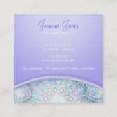 Carte De Visite Carré Mandala (Dos)