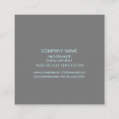 Carte De Visite Carré Mandala Lace Lt. Blue ID478 (Dos)