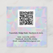 Carte De Visite Carré Maravilla Artistry (Dos)