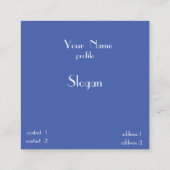 Carte De Visite Carré Marcel Proust à Paris - Art imaginaire (Dos)