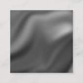 Carte De Visite Carré Masterpainter & motif en damier jaune orange (Dos)