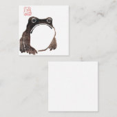 Carte De Visite Carré Matsumoto Hoji Frog (Devant / Derrière)