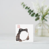 Carte De Visite Carré Matsumoto Hoji Frog (Debout devant)