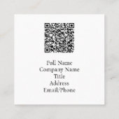 Carte De Visite Carré Matthieu 11:28 Phare (Dos)