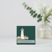 Carte De Visite Carré Matthieu 11:28 Phare (Debout devant)