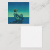 Carte De Visite Carré Maxfield Parrish (Devant / Derrière)