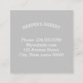 Carte De Visite Carré Mélangeur de cuisson rose (Dos)