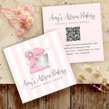 Mélangeuse de boulangerie Rose Pâle Code QR à rayu