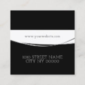 Carte De Visite Carré Microblading, sourcils, tatouage, Maquillage perma (Dos)