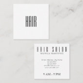 Carte De Visite Carré Minimalisme élégant (Devant / Derrière)