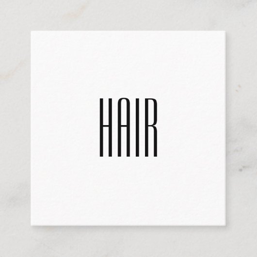 Carte De Visite Carré Minimalisme élégant (Devant)