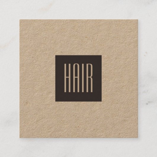 Carte De Visite Carré Minimalisme élégant moderne d'élégance (Devant)