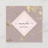 Minimalisme Professionnel Rose cadre en marbre dor