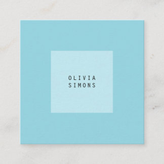 Carte De Visite Carré Minimalist Business Cards